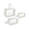 Clear Travel Bag with 3 PCS-White